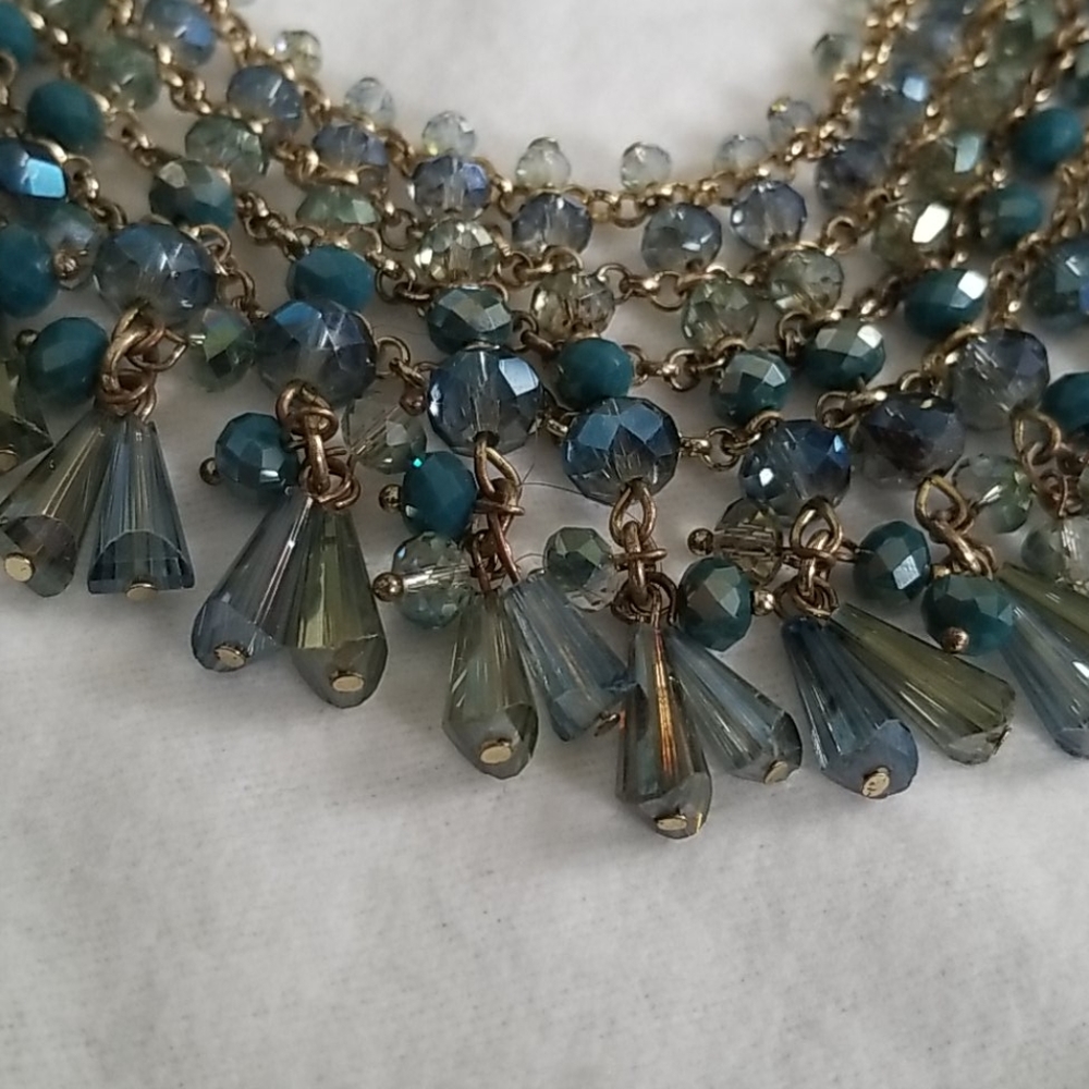 Beaded Statement Necklace - image 5